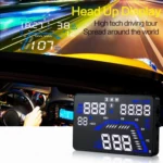 Q7 5.5 inch Car GPS HUD Vehicle-mounted Head Up Display Security System, Support Speed & Real Time & Altitude & Over Speed Alarm & Satellite Number, etc. - Image 7