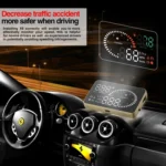X6 3.5 inch Car OBDII / EUOBD HUD Vehicle-mounted Head Up Display Security System, Support Speed & Water Temperature & Speed Alarm & Fuel Consumption & Battery Voltage, etc. - Image 11