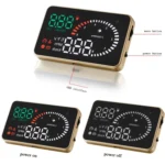 X6 3.5 inch Car OBDII / EUOBD HUD Vehicle-mounted Head Up Display Security System, Support Speed & Water Temperature & Speed Alarm & Fuel Consumption & Battery Voltage, etc. - Image 27