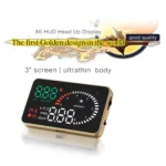 X6 3.5 inch Car OBDII / EUOBD HUD Vehicle-mounted Head Up Display Security System, Support Speed & Water Temperature & Speed Alarm & Fuel Consumption & Battery Voltage, etc. - Image 8