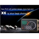 X6 3.5 inch Car OBDII / EUOBD HUD Vehicle-mounted Head Up Display Security System, Support Speed & Water Temperature & Speed Alarm & Fuel Consumption & Battery Voltage, etc. - Image 9