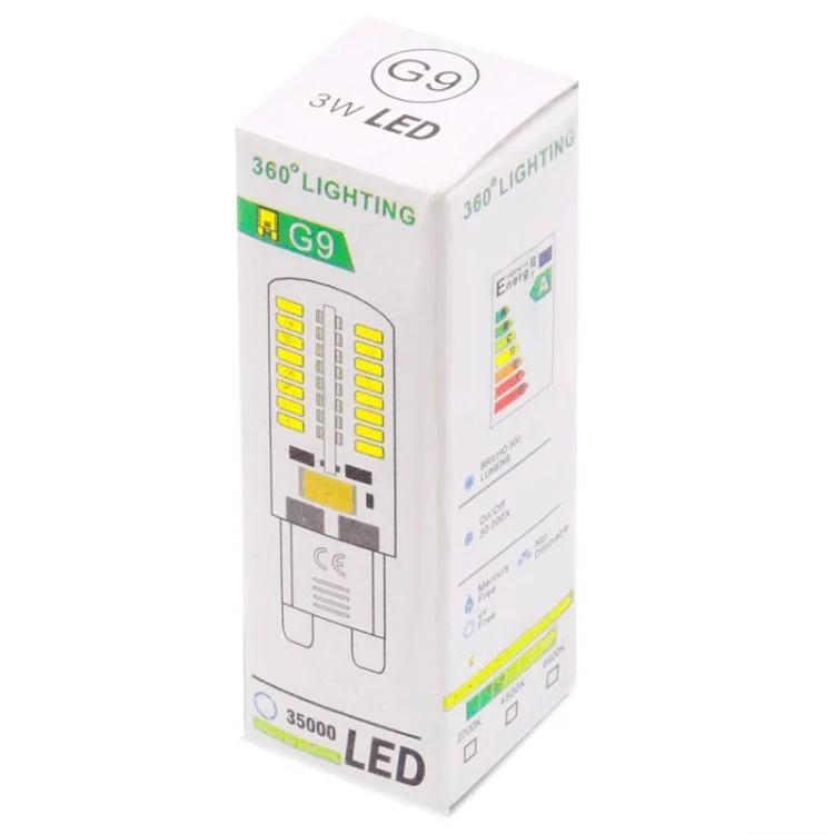 S-CMS-0571W_5.webp G9 3W 220-240LM 48-2835-LED Car Light Bulb, AC 220V - Image 6