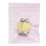 2 PCS 41mm 1.5W 80LM White Light 1 COB LED License Plate Reading Lights Car Light Bulb - Image 5