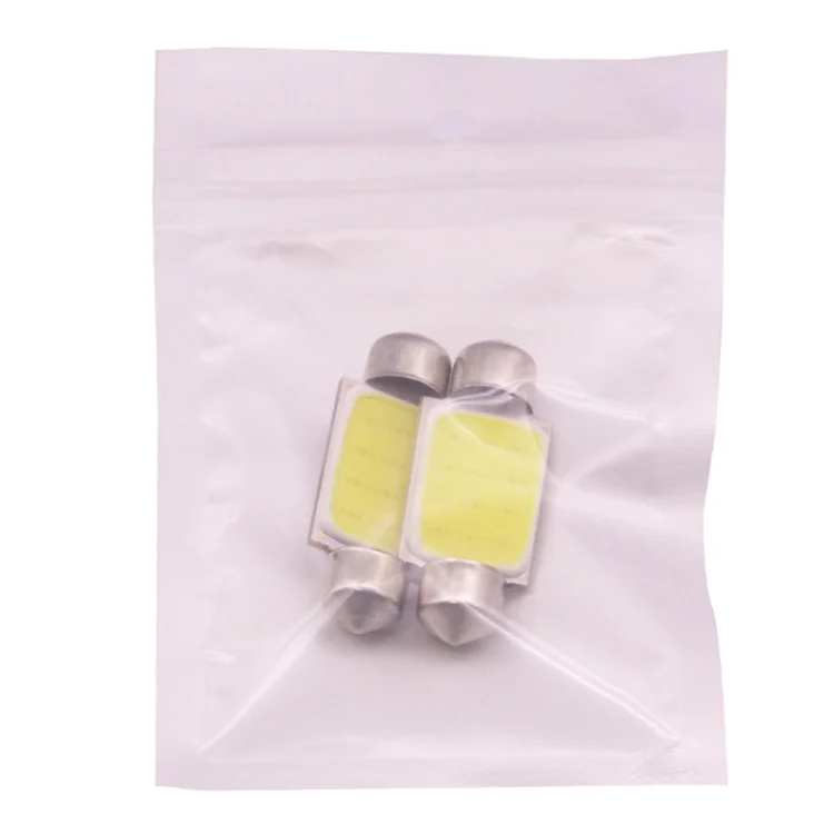S-CMS-0575W_4.webp 2 PCS 41mm 1.5W 80LM White Light 1 COB LED License Plate Reading Lights Car Light Bulb - Image 5