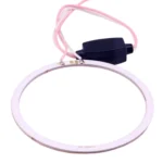 80mm 5W 180LM Angel Eyes Circles Car Headlight COB LED Lights for Vehicles, DC 12-24V - Image 4