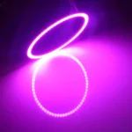 80mm 5W 180LM Angel Eyes Circles Car Headlight COB LED Lights for Vehicles, DC 12-24V - Image 7