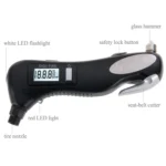 LCD Display Screen Digital Tire Gauge with LED Flashlight, Pressure Range: 2-150PSI - Image 2