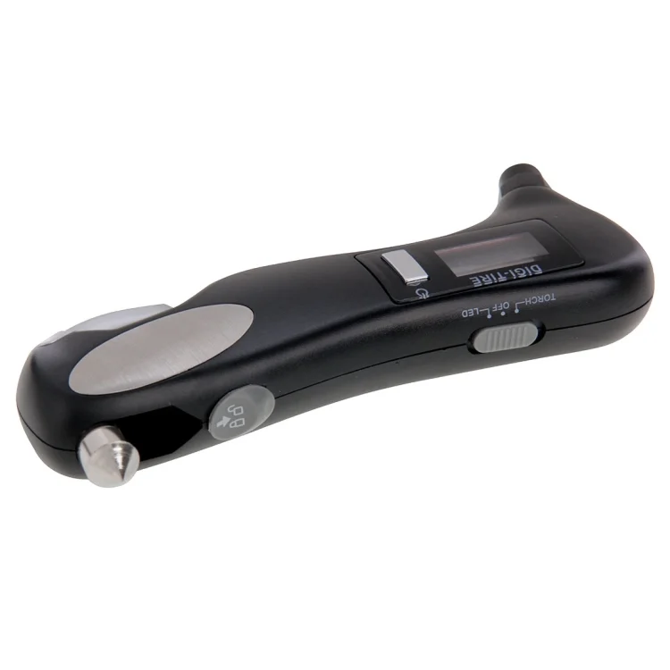 S-CMS-0595_2.webp LCD Display Screen Digital Tire Gauge with LED Flashlight, Pressure Range: 2-150PSI - Image 3