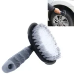 KANEED Car Motorcycle Washing Tool Car Tyre / Wheel Wash Cleaning Brush with Handle(Grey)