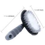 KANEED Car Motorcycle Washing Tool Car Tyre / Wheel Wash Cleaning Brush with Handle(Grey) - Image 2