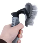 KANEED Car Motorcycle Washing Tool Car Tyre / Wheel Wash Cleaning Brush with Handle(Grey) - Image 5