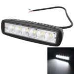 18W 1440LM Epistar 6 LED Car Work Lamp Bar Light Waterproof IP67, DC 10-30V