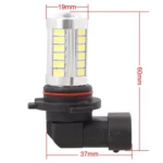 2 PCS 9005 16.5W 990LM 6500K White Light 5630 SMD 33 LED Car Brake / Steering Light Bulb, DC12V - Image 4