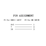 16 Pin to 38 Pin OBDII Diagnostic Cable for Mercedes Benz Sprinter - Image 5