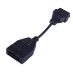 12 Pin to 16 Pin OBDII Diagnostic Cable for General Motors, Full Length: 19cm(Black) - Image 2