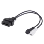 2 x 2 Pin to 16 Pin OBDII Diagnostic Cable for Audi