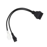 2 x 2 Pin to 16 Pin OBDII Diagnostic Cable for Audi - Image 3