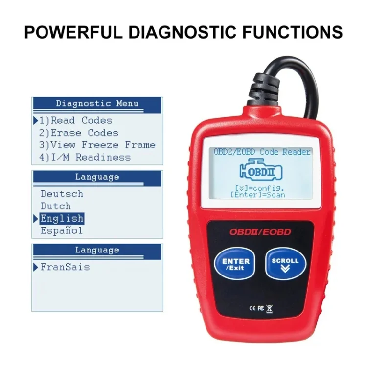S-CMS-0980_2.webp MS309 OBDII / EOBD Fault Coder Reader - Image 3