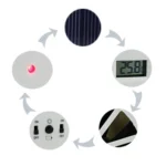 2W Solar Powered Car Auto Air Vent Cool Fan Cooler Ventilation System Radiator, with Temperature Display - Image 12