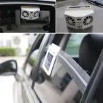 2W Solar Powered Car Auto Air Vent Cool Fan Cooler Ventilation System Radiator, with Temperature Display - Image 15