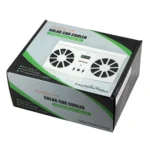 2W Solar Powered Car Auto Air Vent Cool Fan Cooler Ventilation System Radiator, with Temperature Display - Image 9