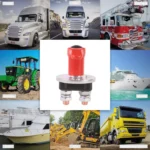 Car Battery Master Switch, Installed Hole Spacing: 48mm, DC 12V / 24V - Image 7