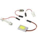 5W White Light LED Car Interior Lamp with T10 Dome + BA9S Festoon Adapter - Image 5