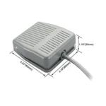 TFS-201 AC 250V 10 A Electric Power Plastic Foot Switch Power Pedal, Cable Length: 1m - Image 5