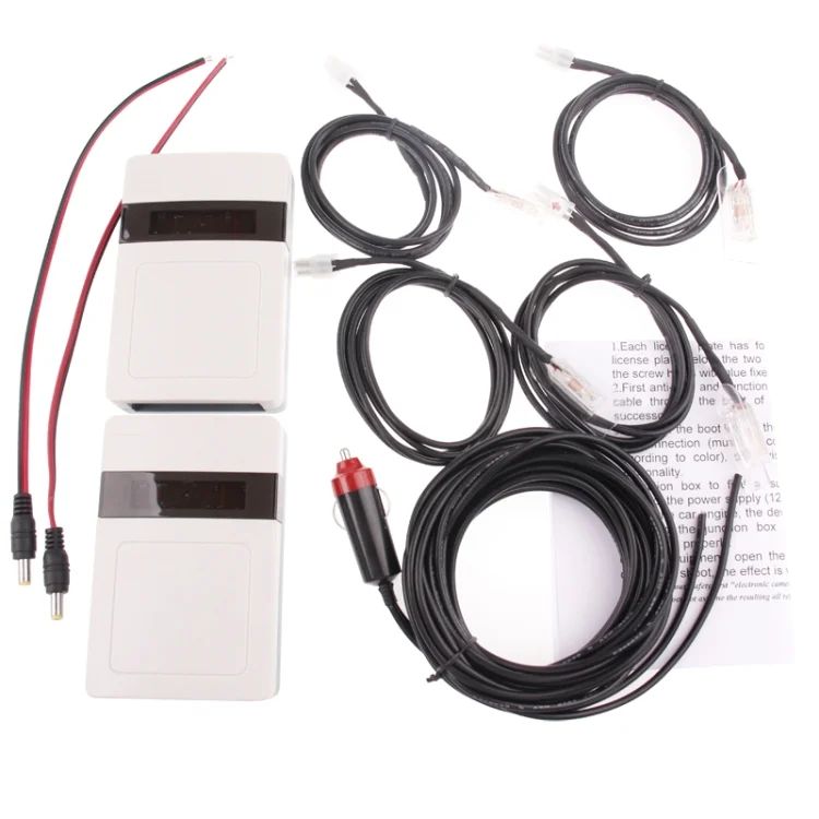 S-CMS-1605_6.webp 2 PCS DC 12V Car License Plate Anti Photo Radar Device - Image 7