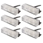 6W 450LM 6 x 3-LED Yellow Light 577nm Car Strobe Flash Warning Light Signal Lamp, DC 12V - Image 2