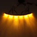 6W 450LM 6 x 3-LED Yellow Light 577nm Car Strobe Flash Warning Light Signal Lamp, DC 12V - Image 11