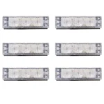6W 450LM 6 x 3-LED Yellow Light 577nm Car Strobe Flash Warning Light Signal Lamp, DC 12V - Image 5