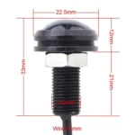 2 PCS MZ 22.5mm 1.5W 150LM White Light 3 LED SMD 5630 Spotlight Eagle Eye Light Daytime Running Light for Vehicles - Image 6