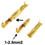 100pcs DIY Crimp Terminal Female to Male Ring Connector, Cable size: 1-2.5mm2 (100pcs in one packaging, the price is for 100pcs) - Image 2