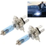 2 PCS PEGASUS H4 Halogen Car Headlight Lamp, 2000 Lumens Warm White Light, 12V / 90W 5000K - Image 2