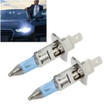 PEGASUS H1 Halogen Car Headlight Lamp, 1600 Lumens Warm White Light, 12V / 100W 5000K - Image 2