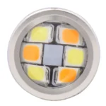 T25 8W 420LM White + Yellow Light 42 LED 2835 SMD Car Brake Light Steering Light Bulb, DC 12V - Image 4