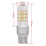 T20/7443 8W 420LM White + Yellow Light 42 LED 2835 SMD Car Brake Light Steering Light Bulb, DC 12V - Image 6