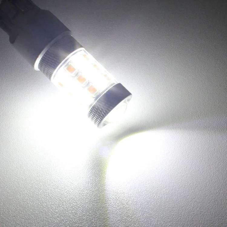 S-CMS-2223_6.webp T20/7443 8W 420LM White + Yellow Light 42 LED 2835 SMD Car Brake Light Steering Light Bulb, DC 12V - Image 7