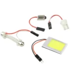 9W White Light LED Car Interior Lamp with T10 Dome + BA9S Festoon Adapter - Image 5