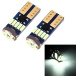 2PCS T10 3W 450LM 15 LED 4014 SMD LED Decode Error-Free Canbus Car Clearance Lamp,DC12V