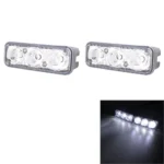 2 PCS MZ 9W 540LM 6500K 3-LED White Light Wired Car Daytime Running Light Fog Lamp, DC12-24V,Light Wire: 15cm