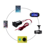 Smart Phone 001 3.3A 2 Ports USB Car Charger Adapter for iPhone 6 / iPad Air, Compatible with HONDA - Image 6