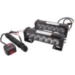 2 PCS 6 inch 6 LED 2 x 18W Car Flash Warning Light Red + Blue Change White Waterproof Emergency Light, DC 12V - Image 2