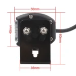 2 PCS 6 inch 6 LED 2 x 18W Car Flash Warning Light Red + Blue Change White Waterproof Emergency Light, DC 12V - Image 8