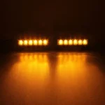 2 PCS 6 inch 6 LED 2 x 18W Car Flash Warning Light Yellow Change White Waterproof Emergency Light, DC 12V - Image 11