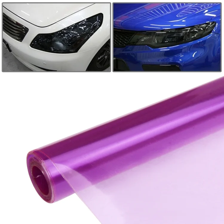 S-CMS-3010R_1.webp Protective Decoration Car Light Membrane /Lamp Sticker, Size: 100cm(L) x 40cm(W) - Image 2