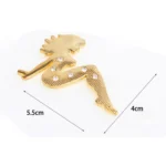 Beautiful Girl Diamond Metal Chrome Badges - Image 3