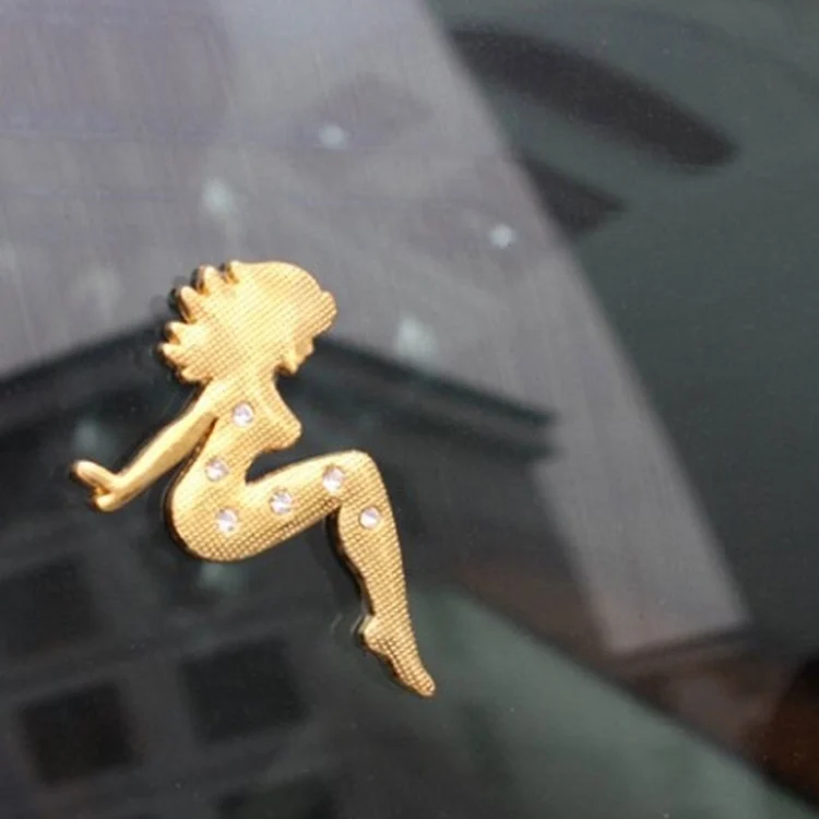 S-CMS-3022_B4.webp Beautiful Girl Diamond Metal Chrome Badges - Image 5