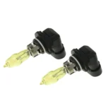 2 X 9005 HOD Halogen Bulbs 12V 100W 2400 LM 3500K Yellow Light Headlights - Image 2